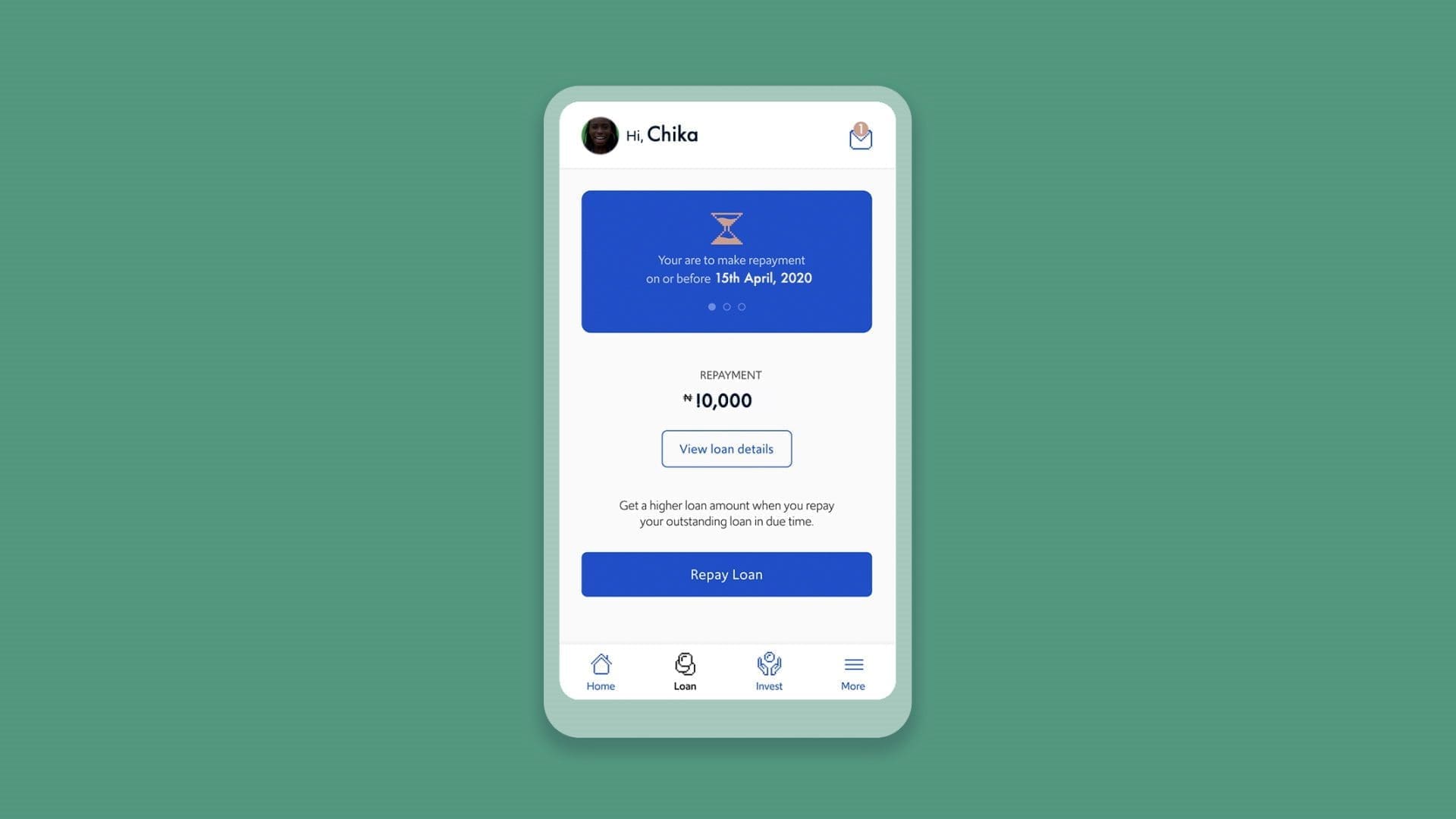 RIOT, NYC Creative Agency: A smartphone screen displaying Aella Credit’s AI-powered digital lending app, showing a microloan repayment interface designed to expand financial access using AWS technology. A smartphone screen displaying Aella Credit’s AI-powered digital lending app, showing a microloan repayment interface designed to expand financial access using AWS technology.