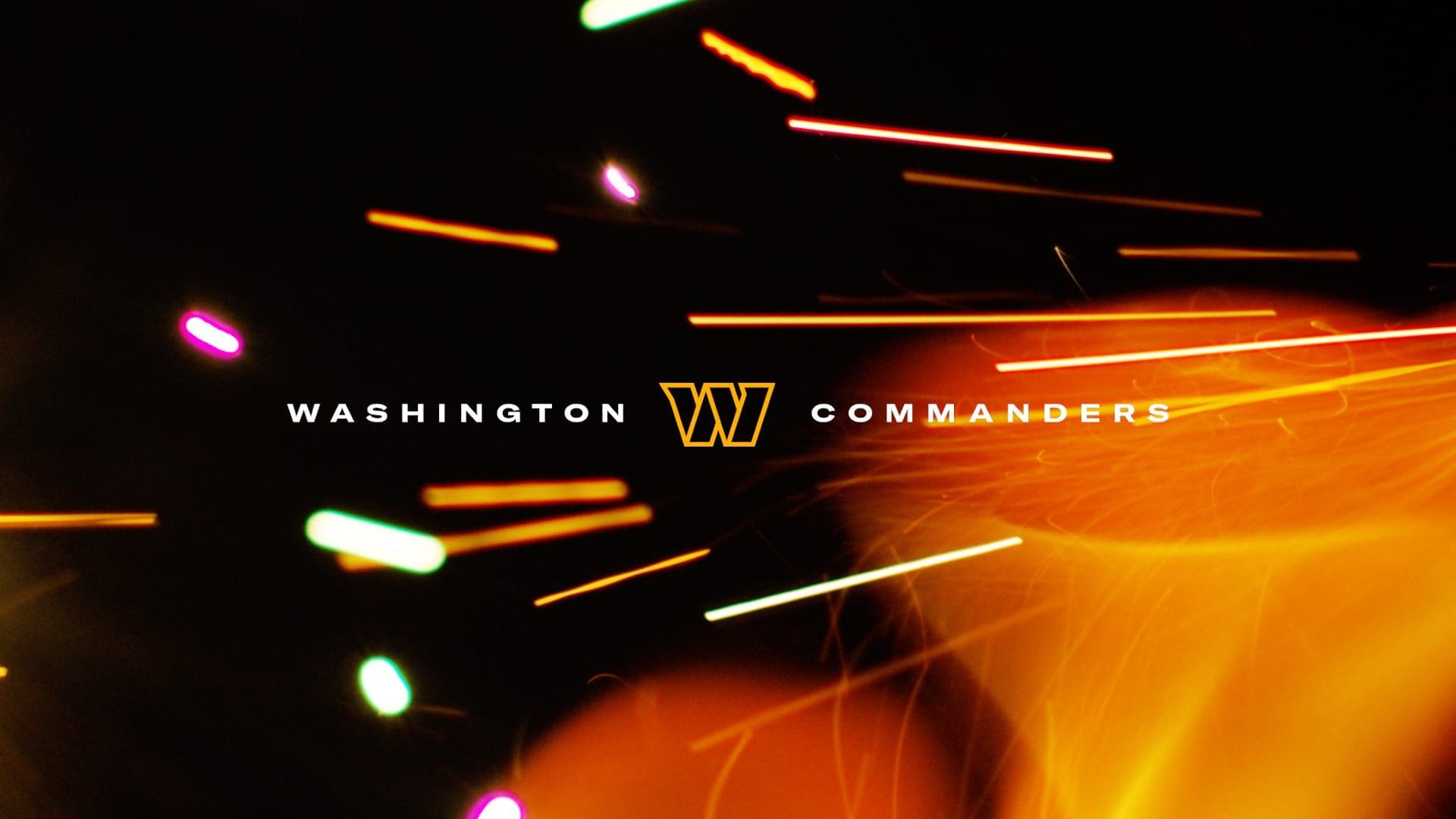 Washington Commanders: New Season Trailer - New Brand Logo With Sparks