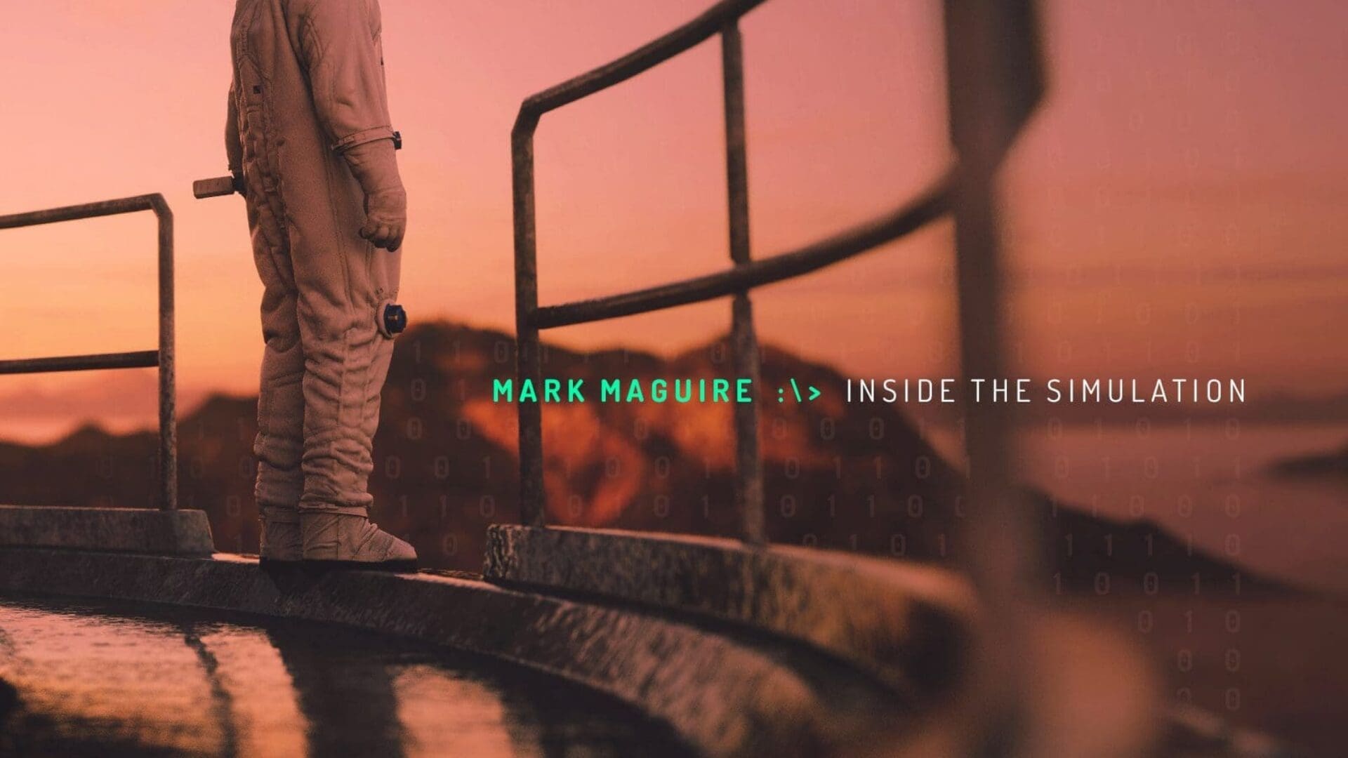 Mark Maguire: Inside The Simulation (Front Cover)