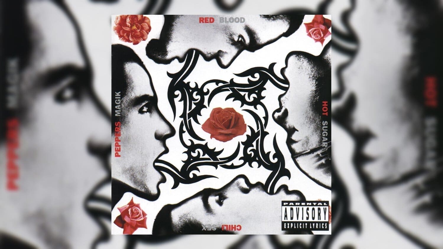 RIOT, NYC Creative Agency: Red Hot Chili Peppers - Blood Sugar Sex Magik album cover Red Hot Chili Peppers - Blood Sugar Sex Magik album cover