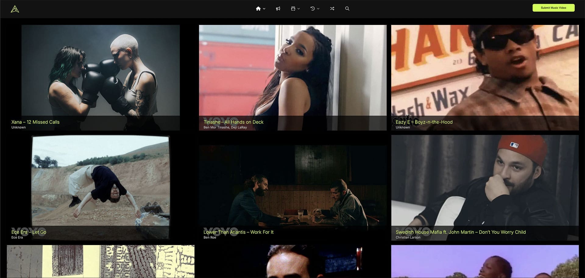 AltSounds TV 2026: Discovery page to help people find new music videos they might not know they wanted.
