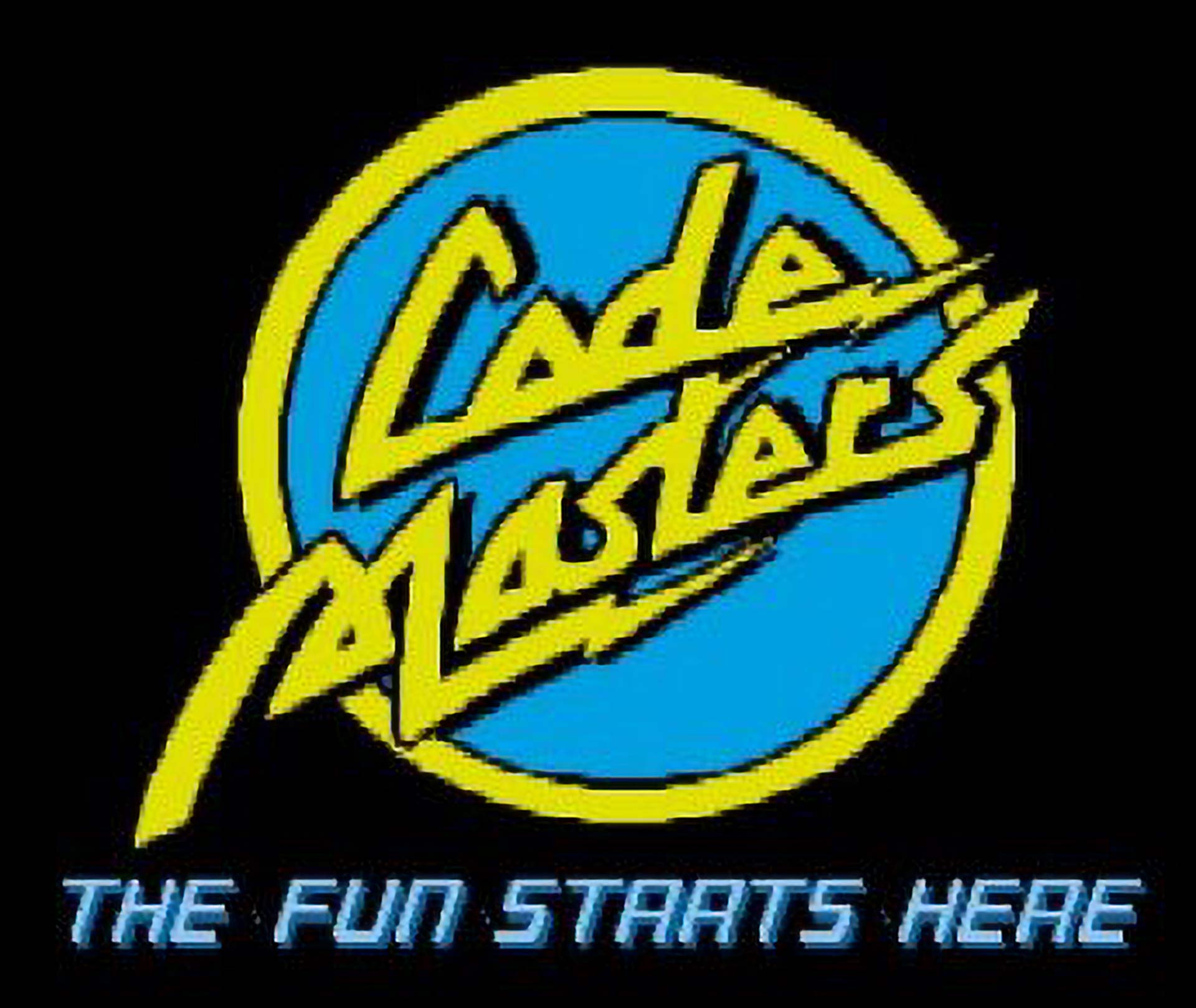 Codemasters 1986 logo with the tagline ‘The Fun Starts Here’