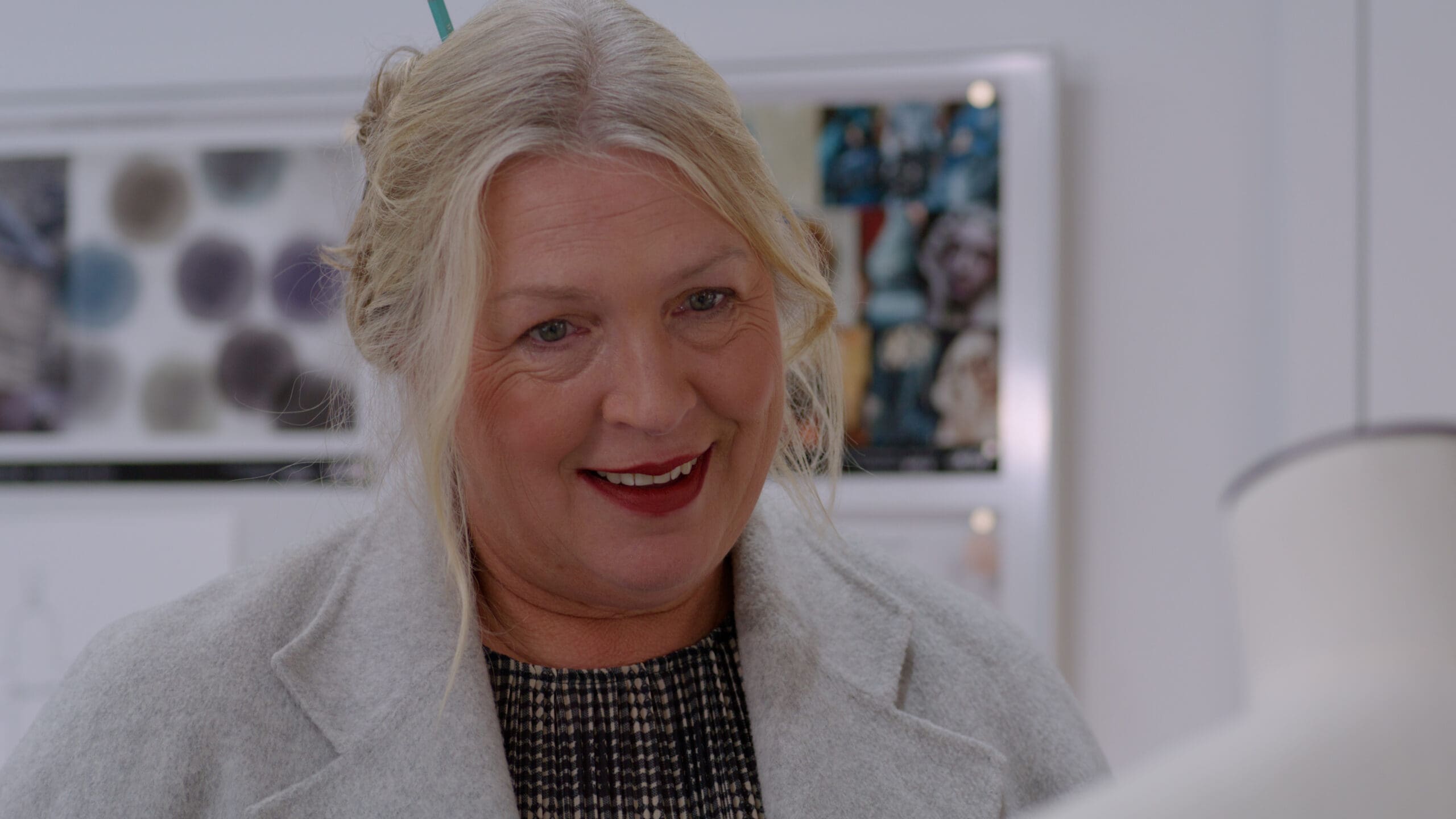RIOT, NYC Creative Agency: Kate Hawley smiling during interview for The First Part Is the Dreaming Kate Hawley smiling during interview for The First Part Is the Dreaming