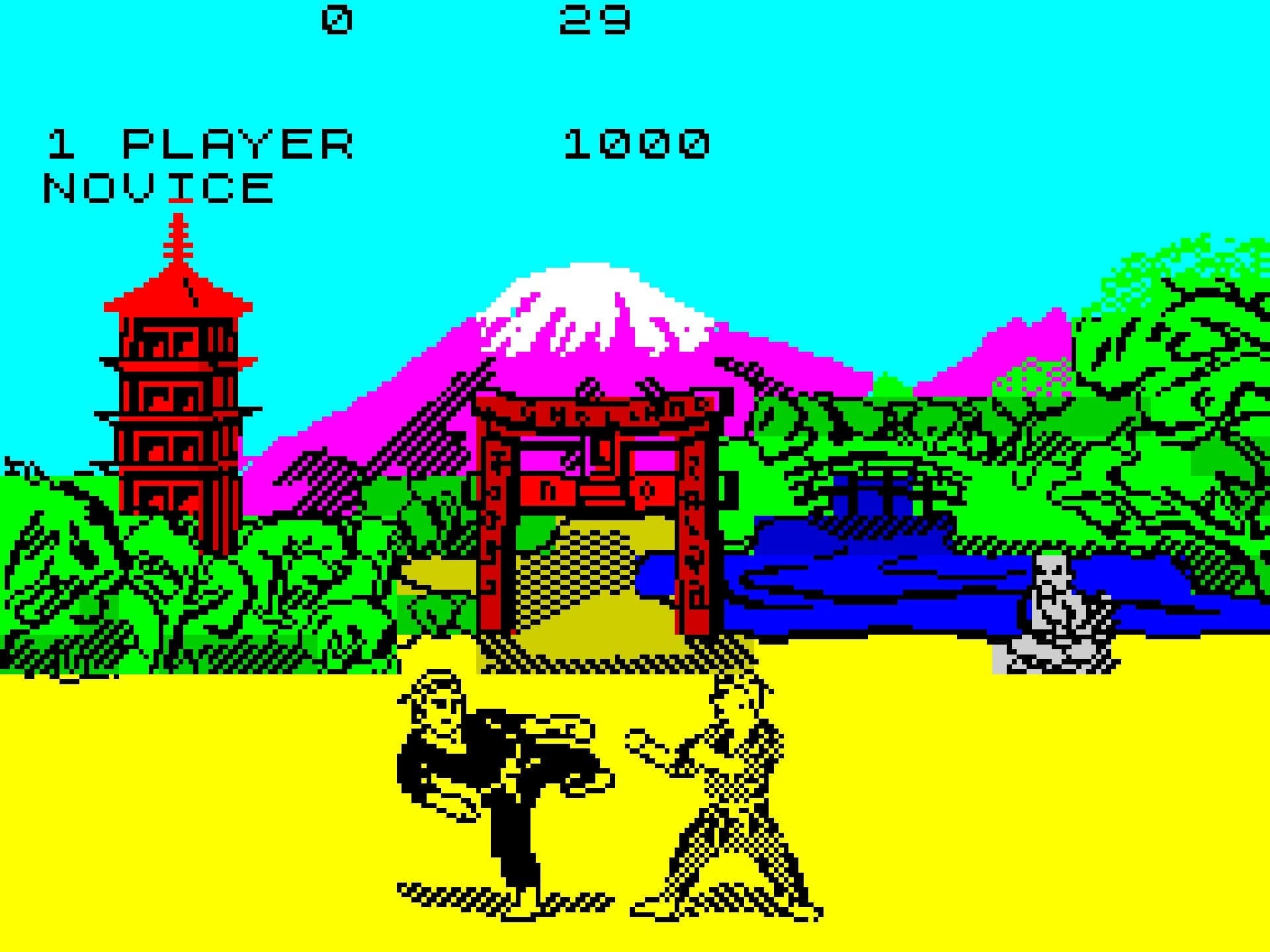 Way of the Exploding Fist Spectrum screenshot featuring a martial arts fight.
